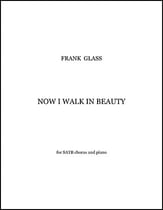Now I Walk in Beauty SATB choral sheet music cover